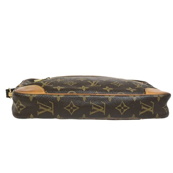 LOUIS VUITTON Marly Dragonne GM Clutch Hand Bag Monogram Brown - Picture 6 of 14